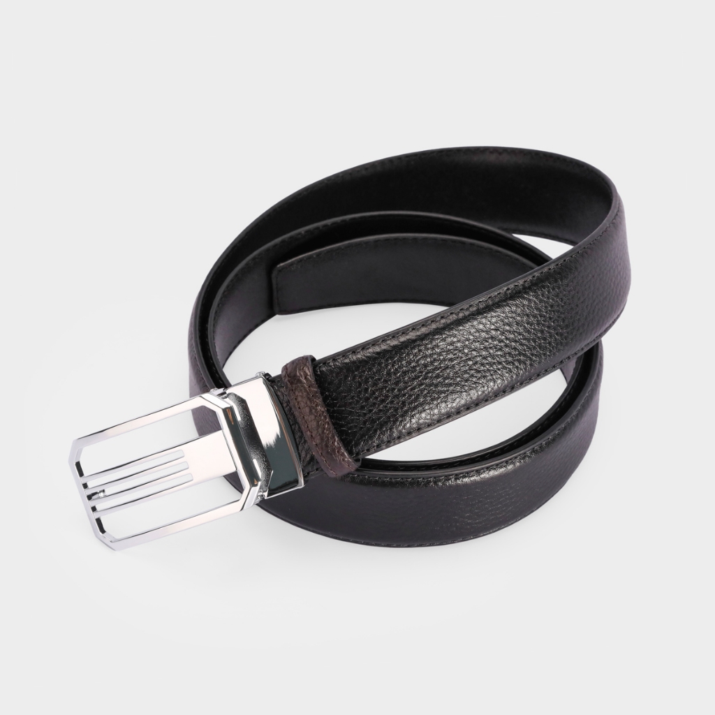 Thắt Lưng Nam Da Bò Khoá Bấm Thanh Lịch DT245D33