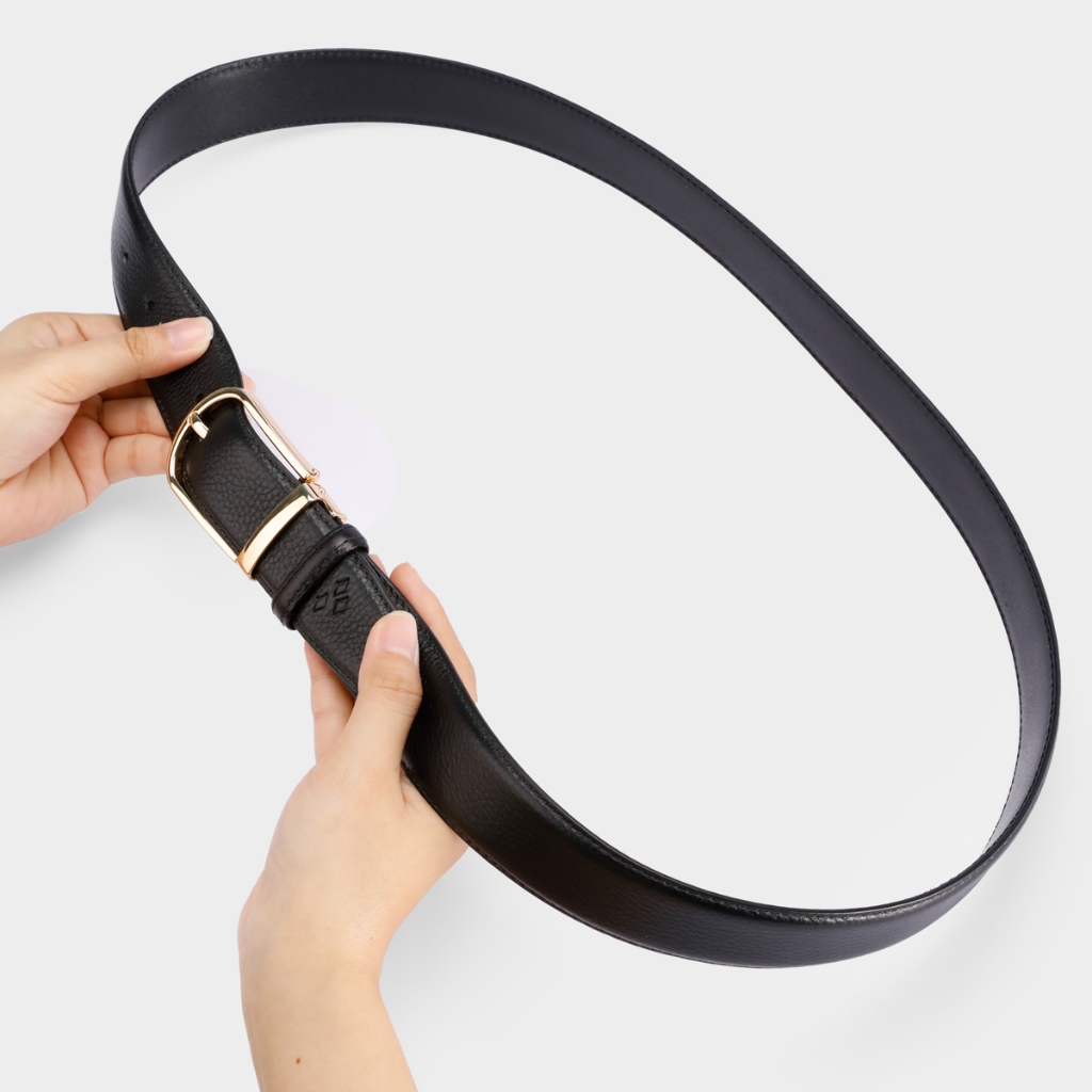 Thắt Lưng Nam Da Bò Đầu Kim Lịch Lãm DT250D33