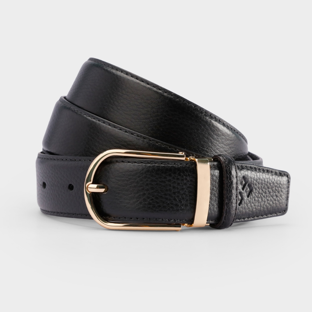 Thắt Lưng Nam Da Bò Đầu Kim Lịch Lãm DT250D33