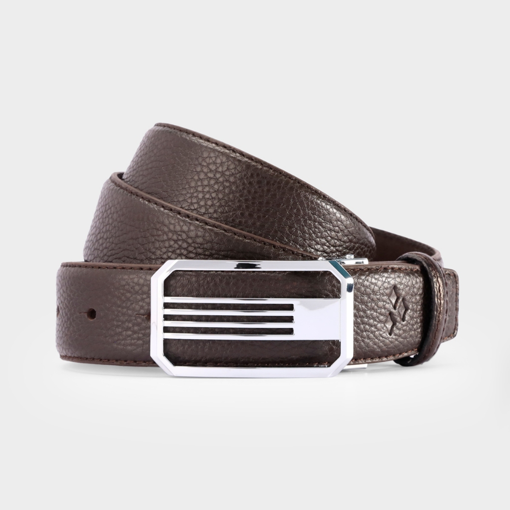 Thắt Lưng Nam Da Bò Khoá Bấm Thanh Lịch DT245D33