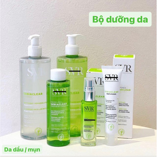 Set sp svr dưỡng da dành cho da dầu mụn hỗ trợ kiềm dầu sạch sâu