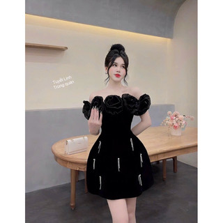 đầm nhung cứng