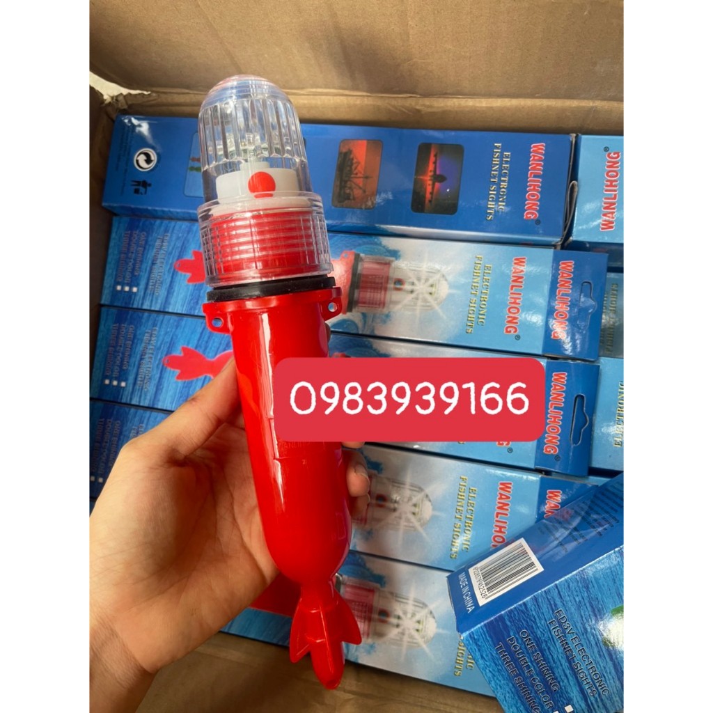 Đèn chớp hỏa tiễn báo hiệu trên biển, đèn nháy cảnh báo, tín hiệu cho công trình, ghe, tàu thuyền đi sông BHGT