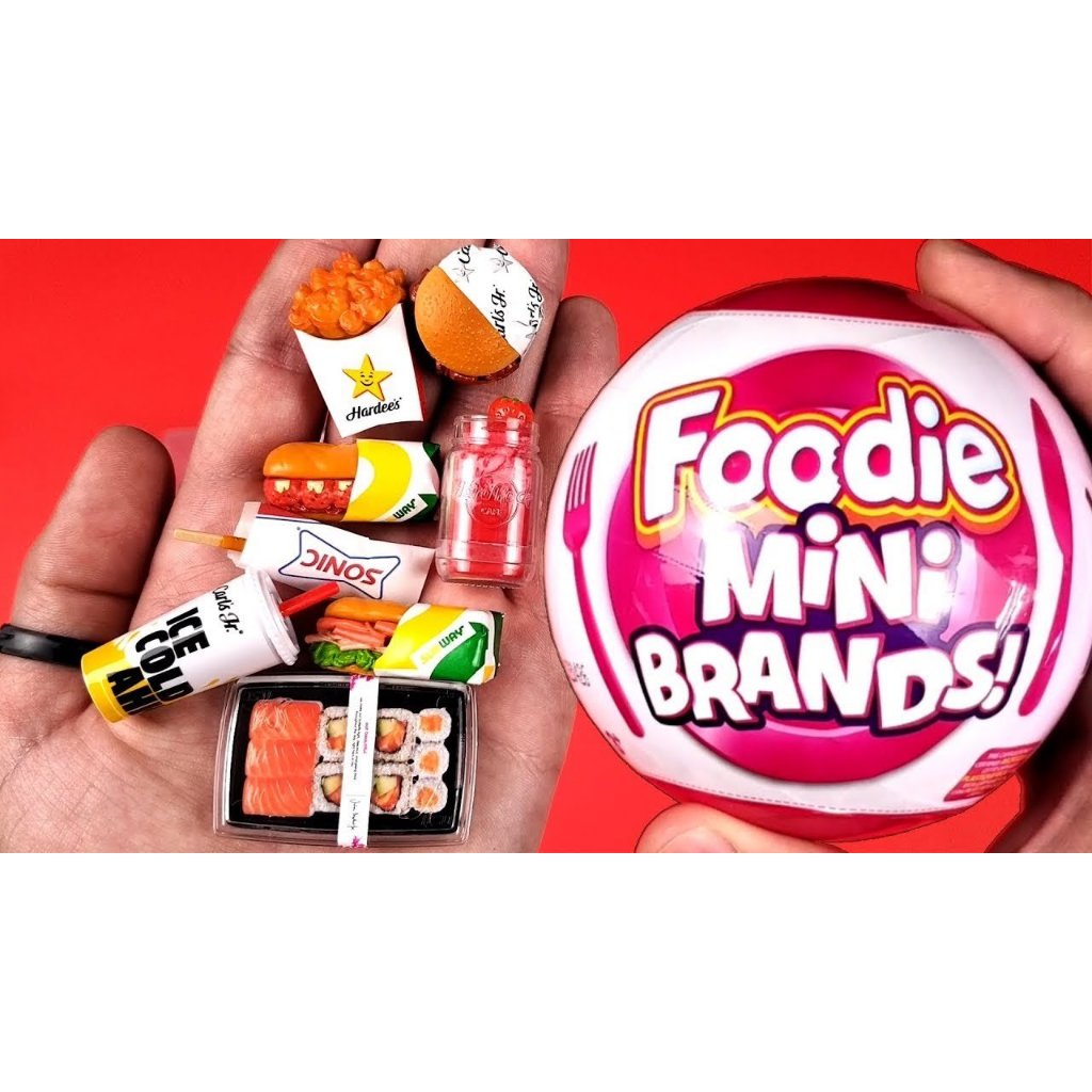 MINIBRAND 5 SURPRISES - ZUZU - FOODIE - BLIND BALL - MÔ HÌNH MINI THEO CÁC SẢN PHẨM THẬT TỪ THƯƠNG HIỆU NỔI TIẾNG