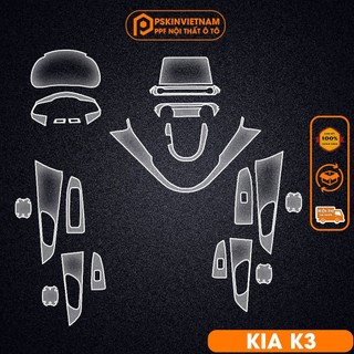 Bộ Dán nội thất Kia K3 -2023 PPF trong suốt chống xước nội thất T-Home&More