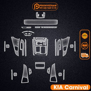 Bộ dán nội thất Kia Carnival 2022-2023 - Film PPF chống xước, che mờ vết xước nội thất T-Home&More