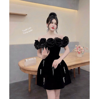 đầm nhung cứng