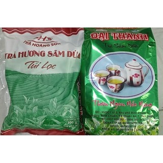 Combo 10 gói trà sâm dứa đại thành + 1 gói trà sâm dứa túi lọc Hoàng Sơn 300g