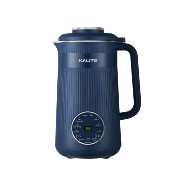 Máy làm sữa hạt Kalite KCB12B dung tích 1,2L với 9 chức năng xay nấu đa dạng, lưỡi dao inox 10 cánh xay nhuyễn mịn