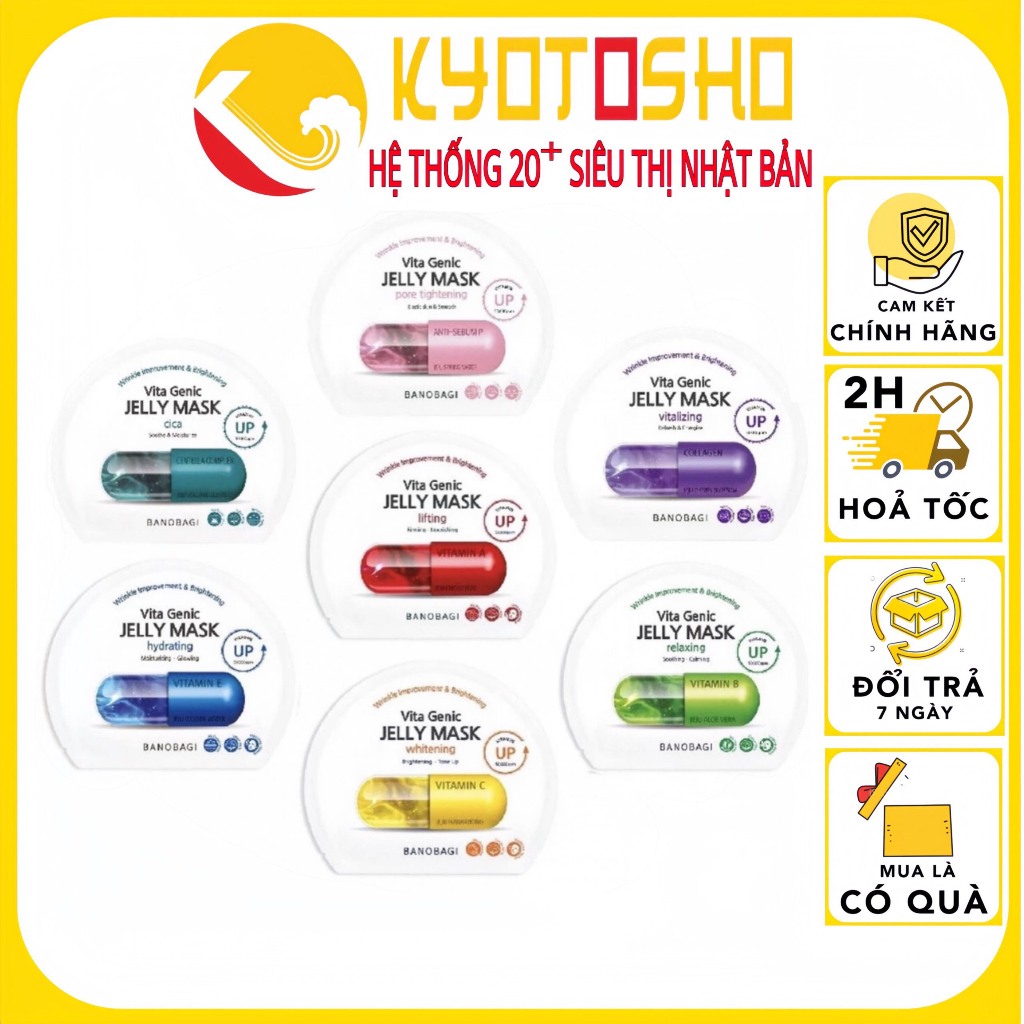 Mặt nạ Banobagi Vita Genic hàn quốc hộp 10 miếng