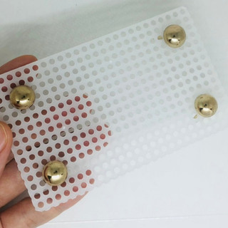 Chân đế tròn 12mm màu vàng . bộ 4 chân đế