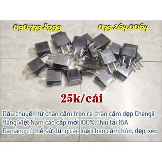 Đầu chuyển Chengli của Việt Nam từ tròn ra dẹp (chân tròn lớn)