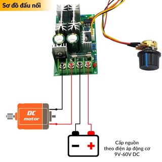 Mạch điều khiển động cơ DC 20A