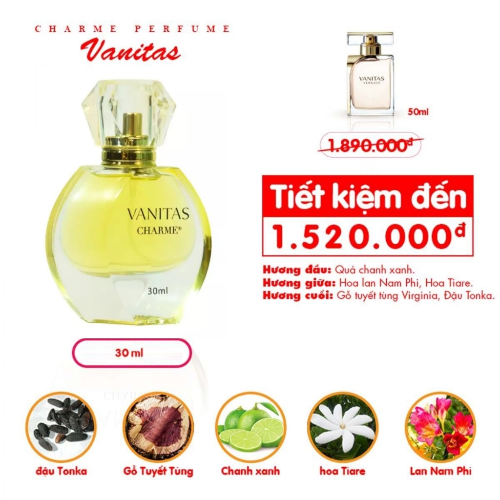 Nước hoa Charme Vanitas 30ml