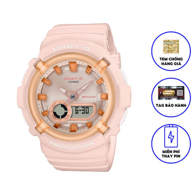 Đồng Hồ Nữ Casio Dây Nhựa Chính hãng Casio BABYG BGA-280SW-4ADR