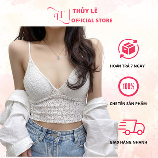 Áo bra ren dáng 2 dây cực xinh, không gọng, có mút lót sẵn
