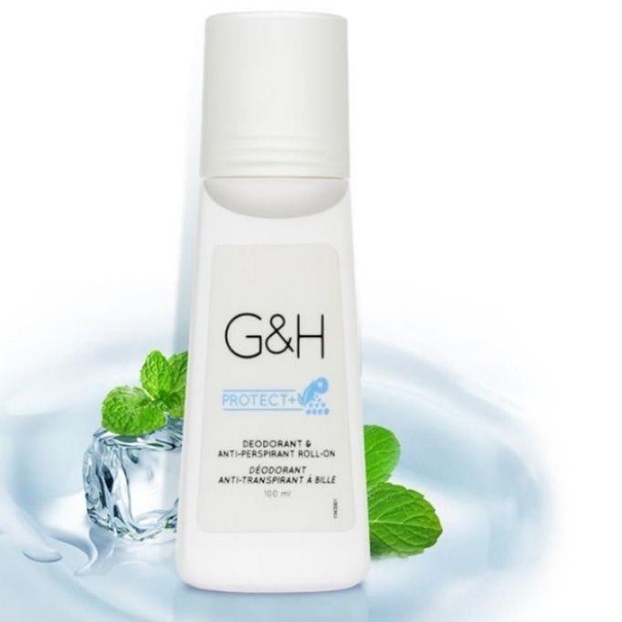 Lăn khử mùi và giảm tiết mồ hôi cơ thể G..&..H Protect+ 100ml