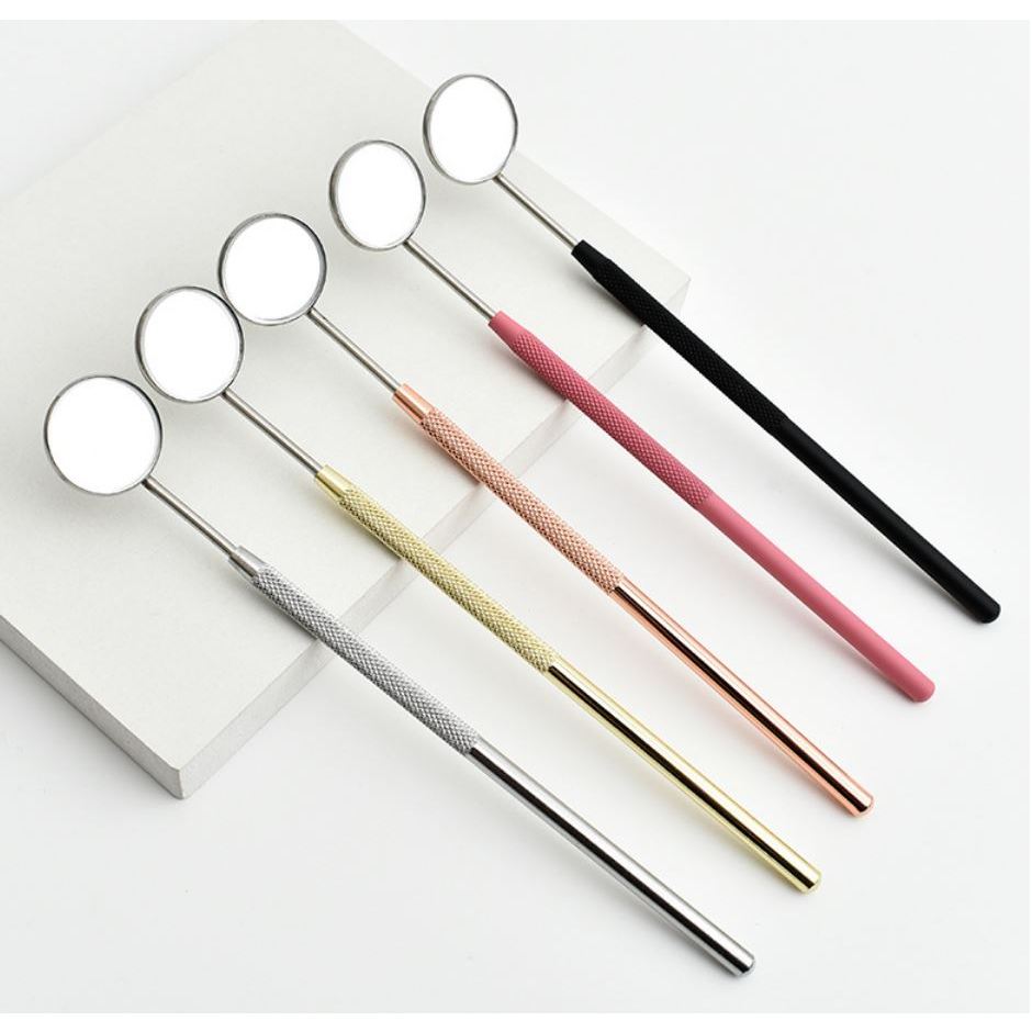 🍉Gương nha khoa Inox chăm sóc răng miệng, gương nối mi tiện dụng DUASHOP.