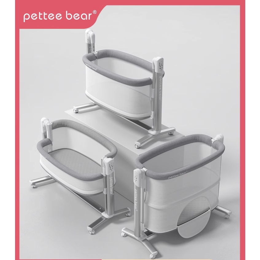 Nôi cũi điện cho bé 4in1 đưa tự động nâng hạ độ cao 6 cấp , điều khiển từ xa, chuẩn ISO 9001, Dài 113*55*98cm