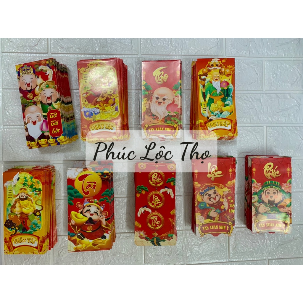 10 Bao Lì Xì Đỏ Hot Trend Năm Mới Mẫu Chất Lượng Cao