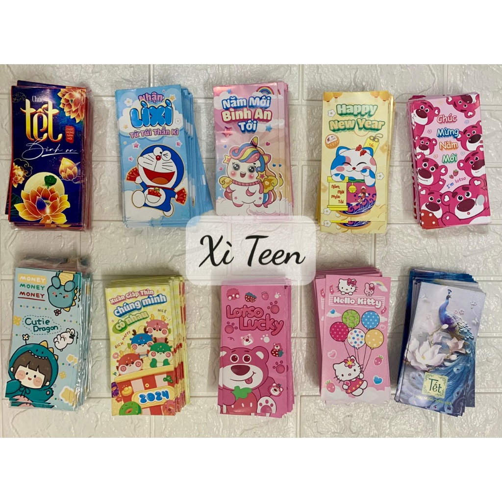 10 Bao Lì Xì Đỏ Hot Trend Năm Mới Mẫu Chất Lượng Cao
