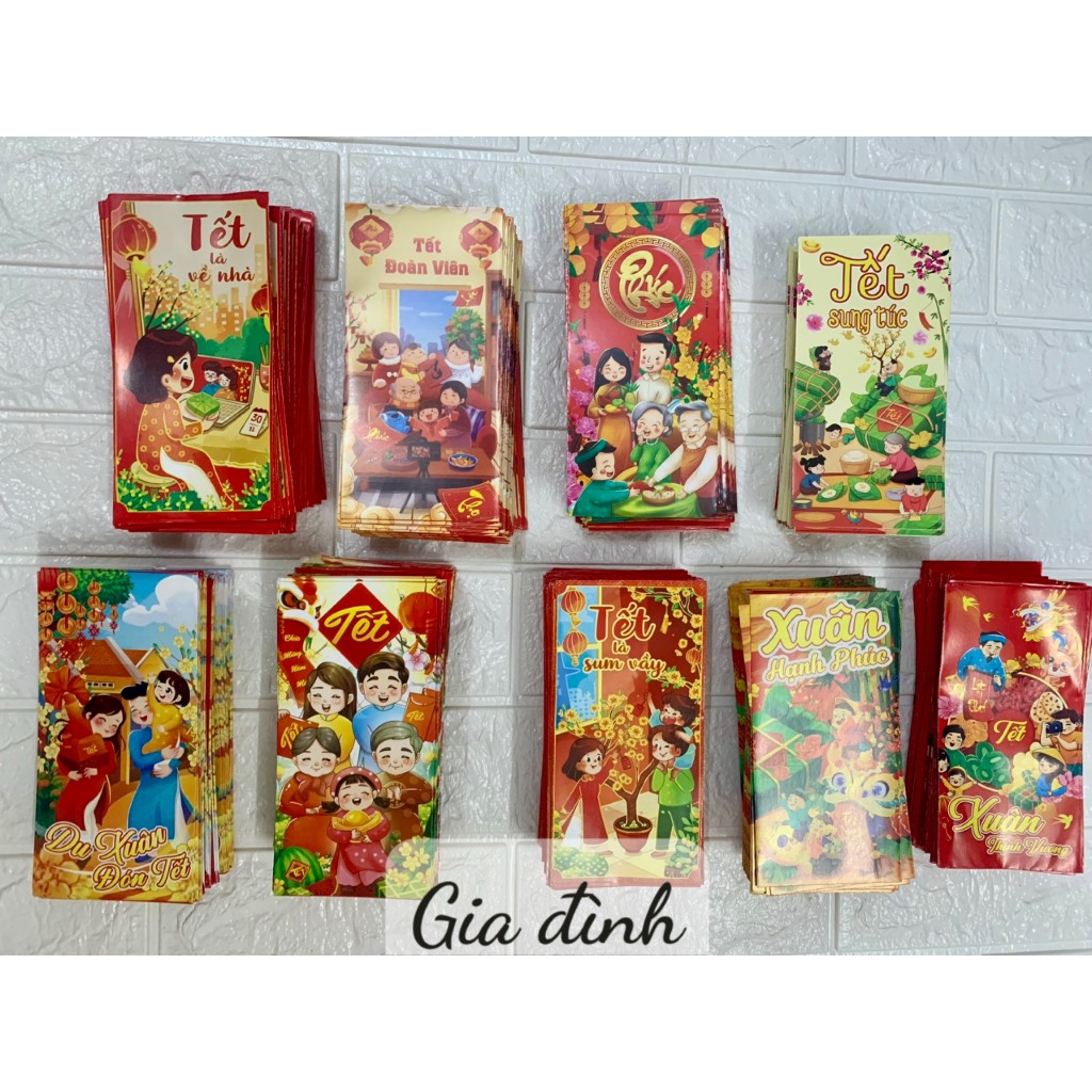 10 Bao Lì Xì Đỏ Hot Trend Năm Mới Mẫu Chất Lượng Cao