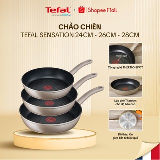  Chảo chiên Tefal Sensations 3 size 24cm/26cm/28cm - H9100414/H9100514/H9100614 - Điểm báo nhiệt