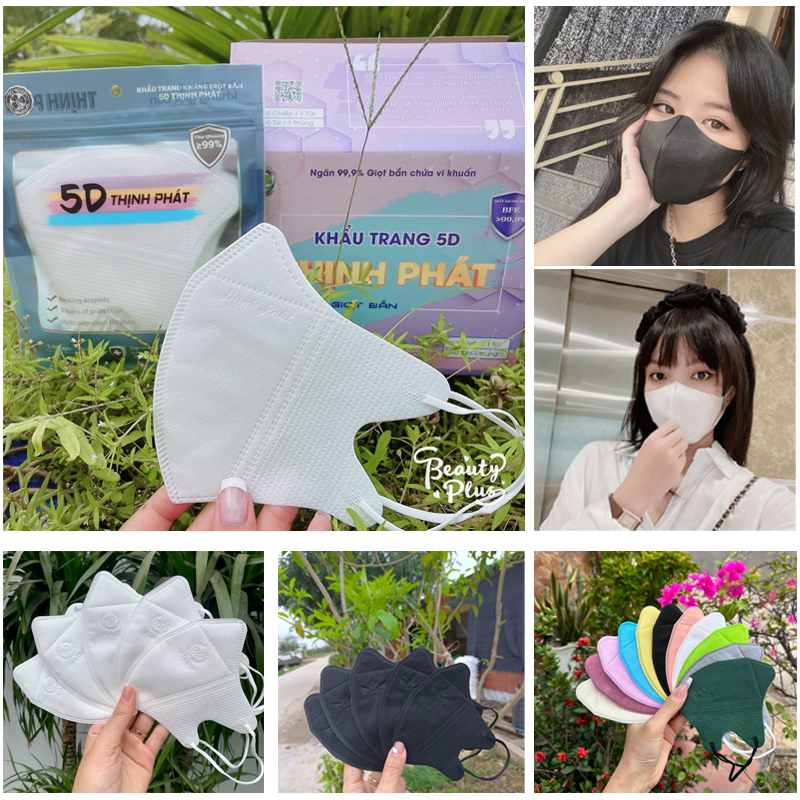 Khẩu Trang 5D Thịnh Phát 3 Lớp Kháng Khuẩn