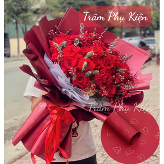 Giấy 2 mặt chữ gói hoa (Tập20tờ)