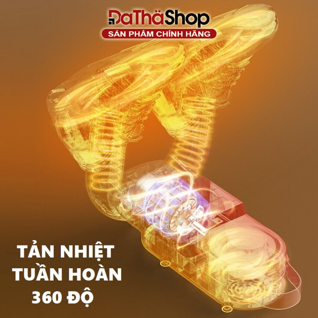 Máy Sấy Giày Shoe Dryer HXQ-08 Có Tía Cực Tím Khử Mùi, Khử Khuẩn, Khí Nóng 3 Chiều 360 Độ Khô Nhanh Chóng