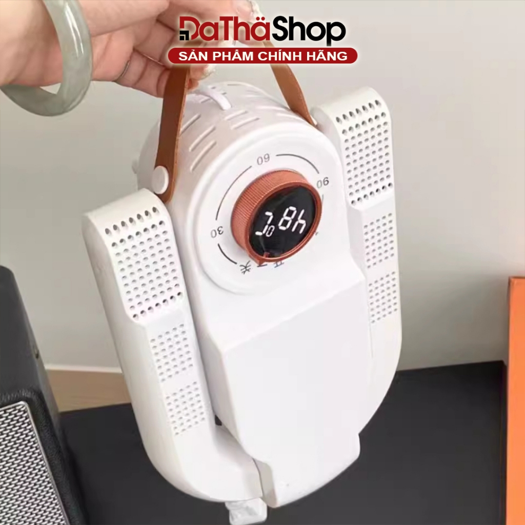 Máy Sấy Giày Shoe Dryer HXQ-08 Có Tía Cực Tím Khử Mùi, Khử Khuẩn, Khí Nóng 3 Chiều 360 Độ Khô Nhanh Chóng