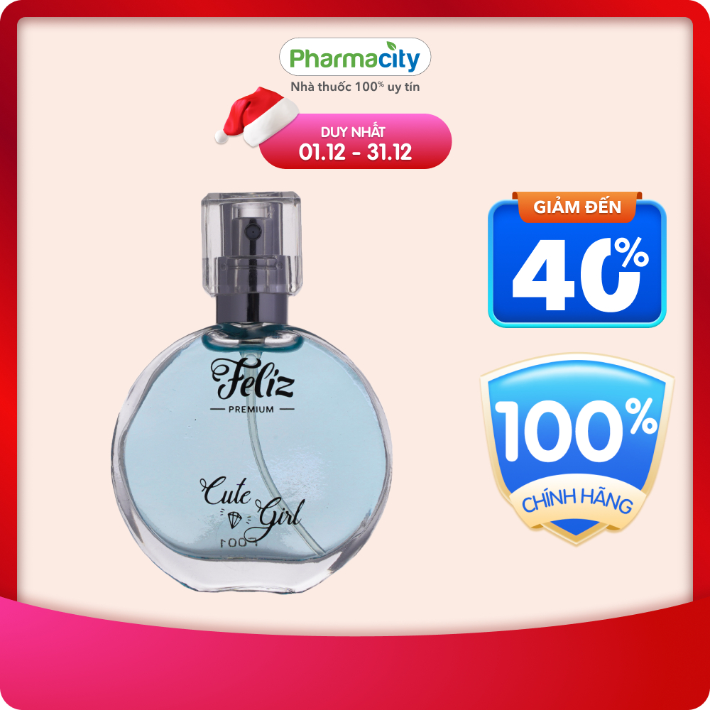 Nước hoa Pharmacity hương thơm Feliz Premium – Cute girl (25ml)