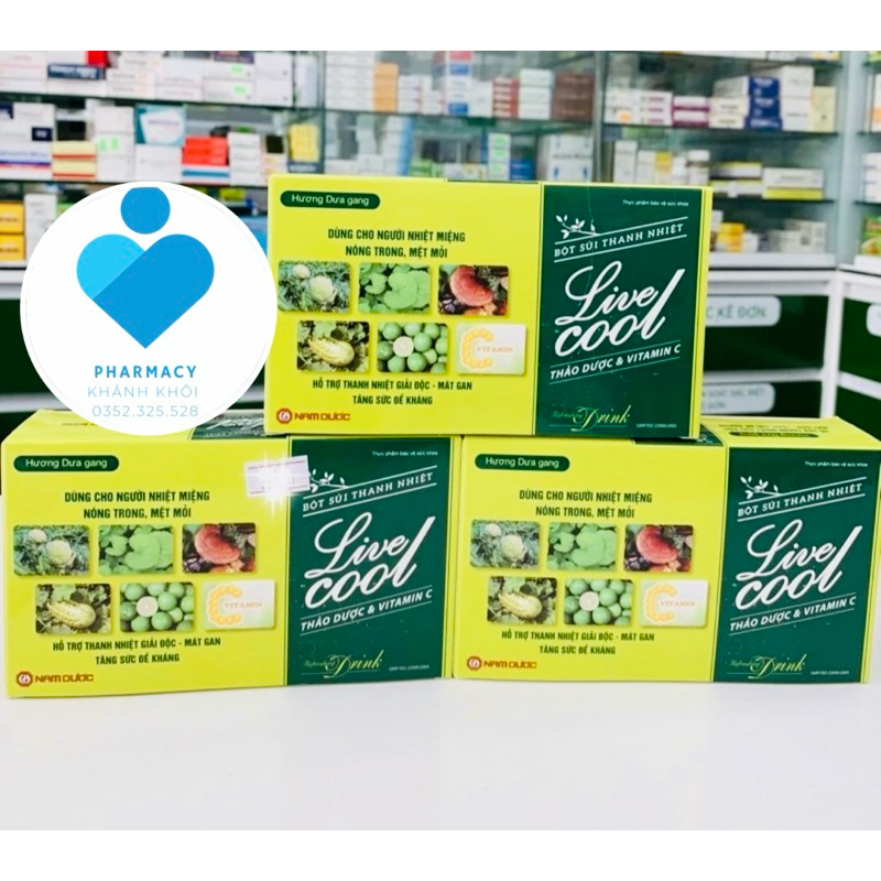 Bột sủi thanh nhiệt live cool