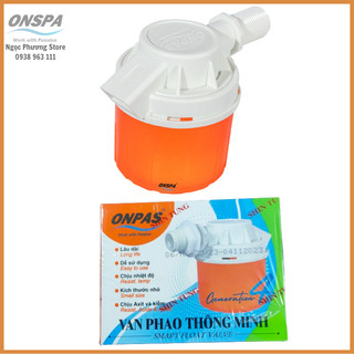 Van Phao Nhựa Thông Minh ONPAS Phi 21mm, Phi 27mm Chống Tràn Tự Động