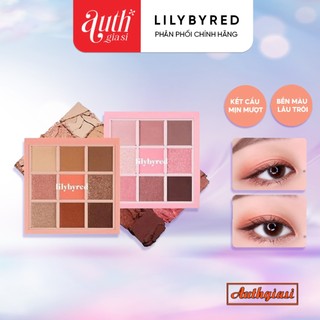 Bảng phấn mắt lilybyred mood cheat kit 9 ô màu lên màu cực đẹp