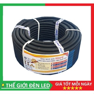 Ống ruột gà đen phi 16,20,25,32 cuộn dài 25m, 50m ống luồn bảo vệ dây điện