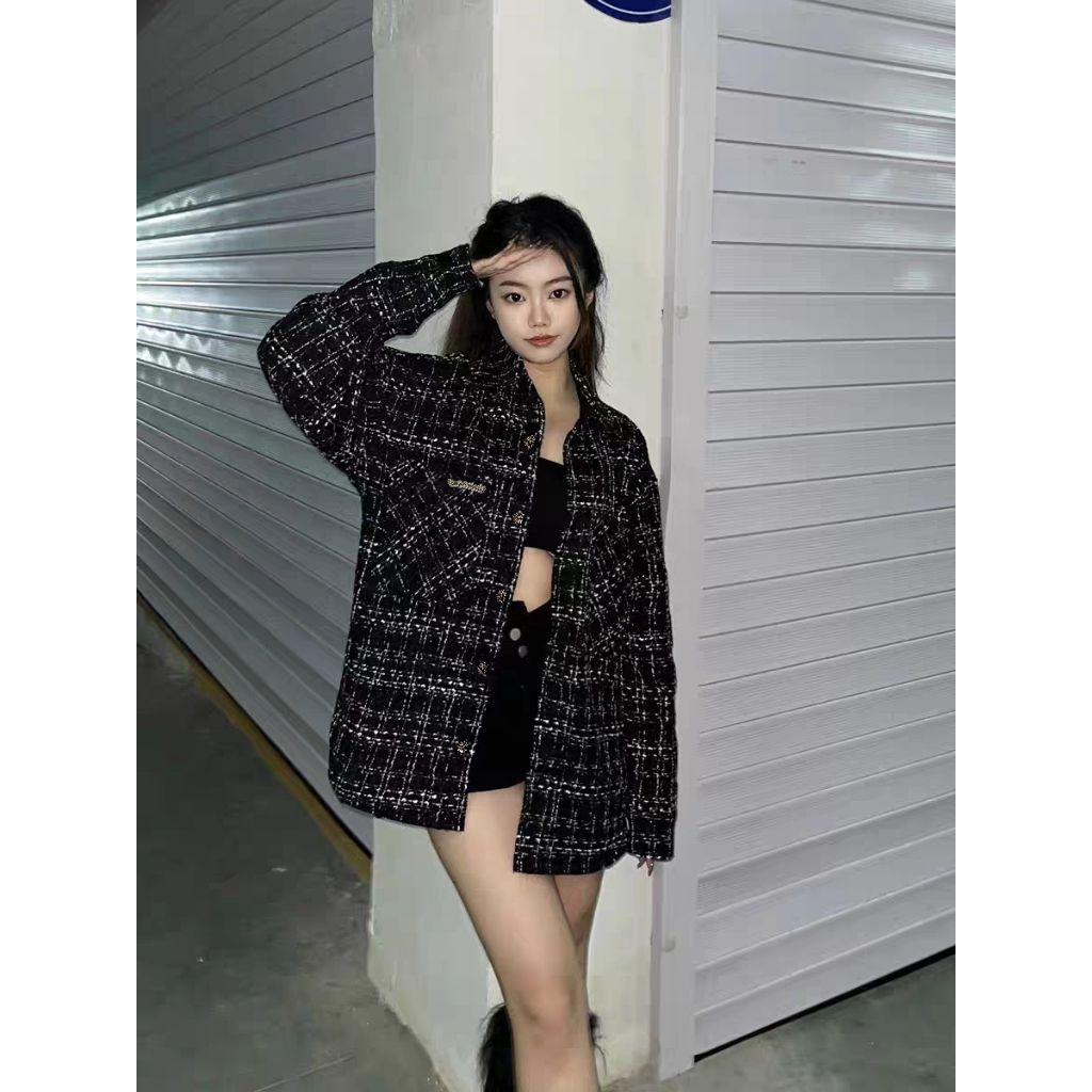 Áo Shirts Chrome Heart MAXI GG GINGHAM WOOL  FW24