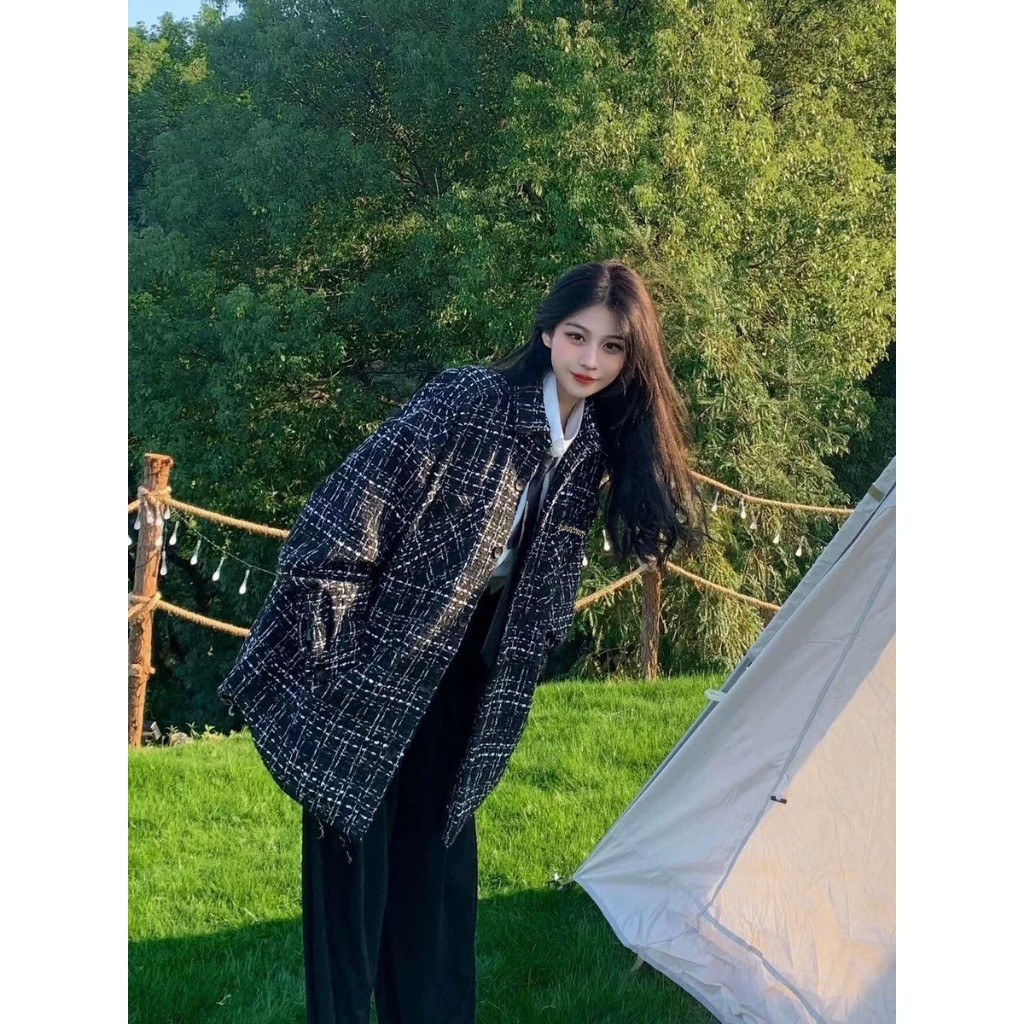 Áo Shirts Chrome Heart MAXI GG GINGHAM WOOL  FW24