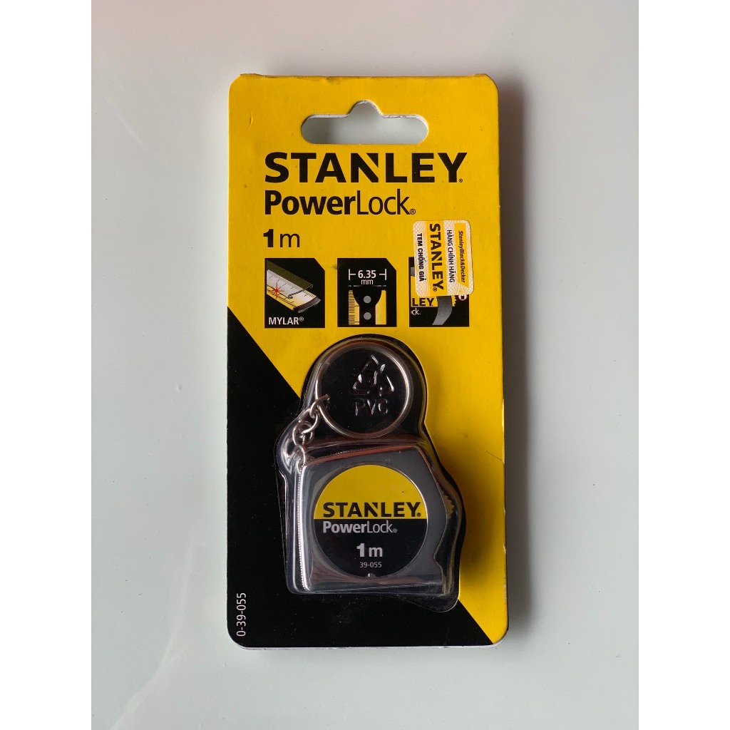 Thước cuộn 1m móc khóa Stanley 0-39-055 - Hàng chính hãng