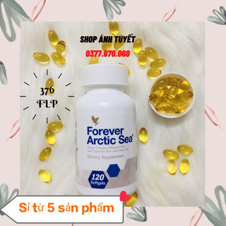 Viên dầu cá lô hội forever arctic sea. 376flp. 120 viên/hộp.