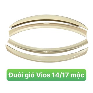 Đuôi gió thể thao, cánh lướt gió Xe Vios 2014 2015 2016 2017 2018 - Hàng Mộc Chưa Sơn mẫu 02 Tặng kèm keo dính