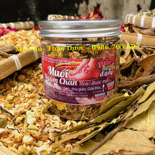 250g _ thảo mộc bạc hà chanh muối ngâm chân thảo mộc đà lạt 1893 chăm sóc đôi chân, hỗ trợ ngủ ngon