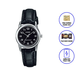 Đồng Hồ Casio Nữ Dây Da STANDARD LTP-V001L-1B chính hãng