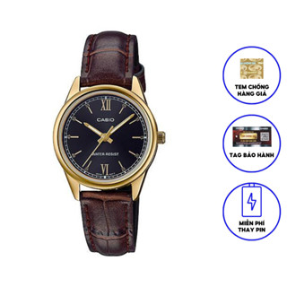 Đồng Hồ Nữ Casio Dây Da LTP-V005GL-1B2UDF Chính Hãng