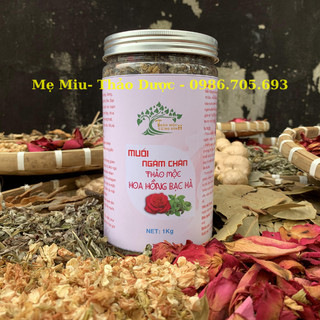 1KG _ Muối ngâm chân, thảo dược hoa hồng, giúp giảm nhức mỏi