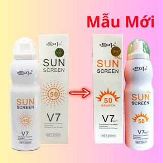 Xịt chống nắng suncreen v7 200ml - kem chống nắng suncreen v7