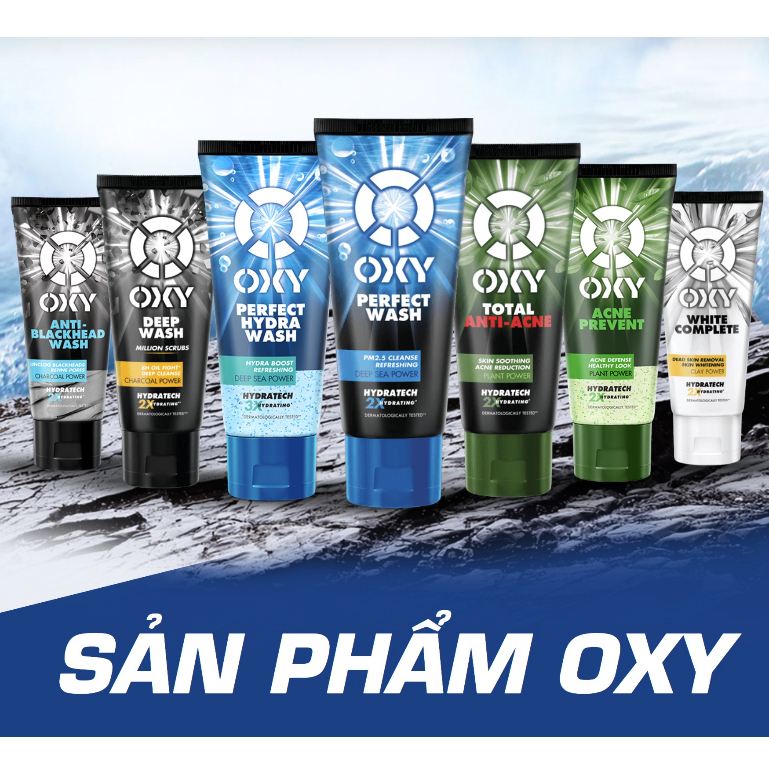 SỮA RỬA MẶT OXY TÍP LỚN 100G ( mẫu mới)