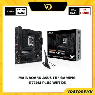 Mainboard asus tuf gaming b760m-plus wifi d5 - hàng chính hãng