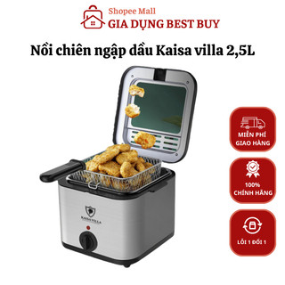 Nồi chiên ngập dầu Kaisa Villa cao cấp 2.5l Model JD 8041,bếp chiên nhúng điện đa năng tiện lợi, chính hãng