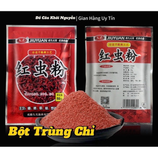 Bột trùng chỉ, bột giun đỏ- mồi câu cá chuyên chép, trôi, trắm, rô phi